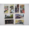 CIGARETTE CARDS / BROOKE BOND TEA CARDS - POLICE FILE - LOT OF 8 CARDS