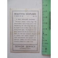 CIGARETTE CARDS -  SENIOR SERVICE CARDS / BEAUTIFUL SCOTLAND -  LOT OF 6 PHOTOGRAPH CARDS