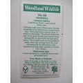 CIGARETTE CARDS - BROOKE BOND OXO - WOODLAND WILDLIFE - LOT OF 8 CARDS