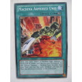 YU-GI-OH TRADING CARD  MACHINA ARMORED UNIT FROM 1ST EDITION