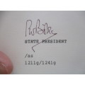AUTOGRAPHED / SIGNED - LETTER FROM FORMER STATE PRESIDENT PW BOTHA - 1989 AND SIGNED ENVELOPE