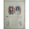 CIGARETTE ALBUM COMPLETE - KING GEORGE AND QUEEN ELIZABETH  1937 CORONATION SERIES / PLAYERS