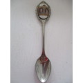 KING GEORGE AND QUEEN ELIZABETH PORCELAIN  AND SILVER PLATED TEASPOON