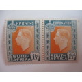 SOUTH AFRICA  4 MINT STAMPS CORONATION KING GEORGE VI