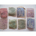 NATAL - SOUTH AFRICA - LOT OF QUEEN VICTORIA STAMPS USED
