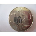 SOUTH AFRICA -  50c COIN - 1966 ENGLISH JAN VAN RIEBEEK COIN UNCIRCULATED HIGH PROOF CONDITION!!!