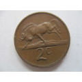 SOUTH AFRICA 2c COIN 1976  - JIM FOUCHE