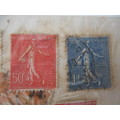 FRANCE LOT OFOLD MOUNTED STAMPS