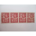 SOMALILAND  2 BLOCKS OF MINT STAMPS  KING GEORGE