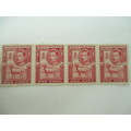 SOMALILAND  2 BLOCKS OF MINT STAMPS  KING GEORGE
