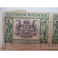 SOUTHERN RHODESIA  LOT OF 3 USED MOUNTED STAMPS