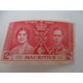 LOT OF 5 MINT 1937 CORONATION STAMPS