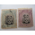 SOUTHERN RHODESIA - SELECTION OF 6  USED KING GEORGE  STAMPS