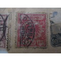 GERMANY REICHS POST CREST STAMPS USED MOUNTED
