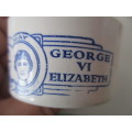 VINTAGE PLASTIC / NAPKIN / SERVIETTE RING - CORONATION OF GEORGE VI AND ELIZABETH  - 1937