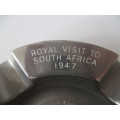 LOVELY VINTAGE ASHTRAY ROYAL VISIT TO SOUTH AFRICA 1947