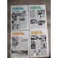 VINTAGE MINI AFRIKAANS  INFORMATIVE NEWSPAPERS LOT FROM THE 80`S - 20