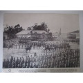 VINTAGE PRINT / POSTER - BOER FORCES IN THE NORTHERN CAPE 1900 -  39cm x  31cm