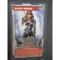 TRUMPS DC / MARVEL TRADING CARDS 2002 - BLACK WIDOW