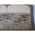BOER WAR - STEREO SCOPE CARD - JOHANNESBURG LOOKING SOUTHWEST FROM