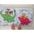 MINI MICKEY MOUSE BOOK  - 1995 CARDBOARD PAGES