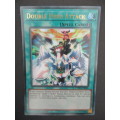 YU-GI-OH TRADING CARD - DOUBLE HERO ATTACK / FOIL CARD / SHINY CARD