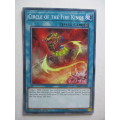 YU-GI-OH TRADING CARD - CIRCLE OF THE FIRE KINGS