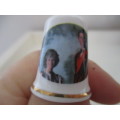 LOVELY THIMBLE - PRINCE CHARLES AND PRINCESS OF WALES  - BIRCHCROFT  FINE BONE CHINA