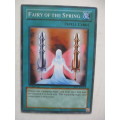 YU-GI-OH TRADING CARD - FAIRY OF THE SPRING