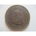 SOUTH AFRICA 1c COIN 1961