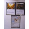 MAGIC THE GATHERING TRADING CARDS - LOT OF 3