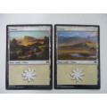 MAGIC THE GATHERING TRADING CARDS - LOT OF 2 LAND