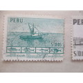 SOUTH AMERICA - PERU USED 1952 STAMPS