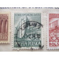 POLAND LOT OF POST WAR STAMPS