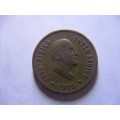 SOUTH AFRICA 1c COIN 1976