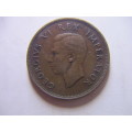 SOUTH AFRICA  - 1942  1/2D PENNY