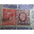 GREAT BRITAIN USED KING GEORGE STAMPS