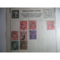 INDIA TAVENCORE INDIAN STATES 1888 USED MOUNTED STAMPS
