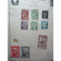 PORTUGAL  LOT OF USED MOUNTED STAMPS / MOZABIQUE AND 2 FROM POLAND