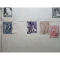 ROUMANIA LOT OF 4  USED MOUNTED STAMPS