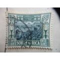 SOUTH AFRICA LOT OF OLD USED MOUNTED STAMPS