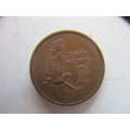 ZAMBIA 2 NGWEE COIN 1968 LOVELY DETAIL