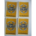 COLLECTOR CARDS -  STAR TRUMP FROM WADDINGTONS  - STEAM TRAINS LOT OF 4 CARDS