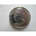 AMERICA 5c COIN UNCIRCULATED 1965 - JEFFERSON