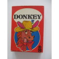 RARE VINTAGE -  CHILDRENS CARD GAME - DONKEY - 50`S TO 60`S