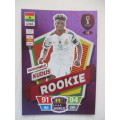 PANINI SOCCER FIFA WORLD CUP 2002 - MOHAMMED KUDUS  - ROOKIE FOILD CARD - MINT