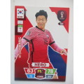PANINI FIFA WORLD CUP SOCCER 2022 - UI- JO-HWANG - CARD IN MINT CONDITION