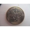 HONG KONG 1 DOLLAR COIN  2013  GREAT CONDITION