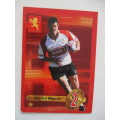 HENNO MENTZ AND WILLEM ALBERTS TRADING RUGBY CARDS - CHEETAHS