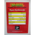 CHRIS JORDAAN AND RYAN KANKOWSKI  -  BIG-BALL CARDS 2009 -  SHARKS